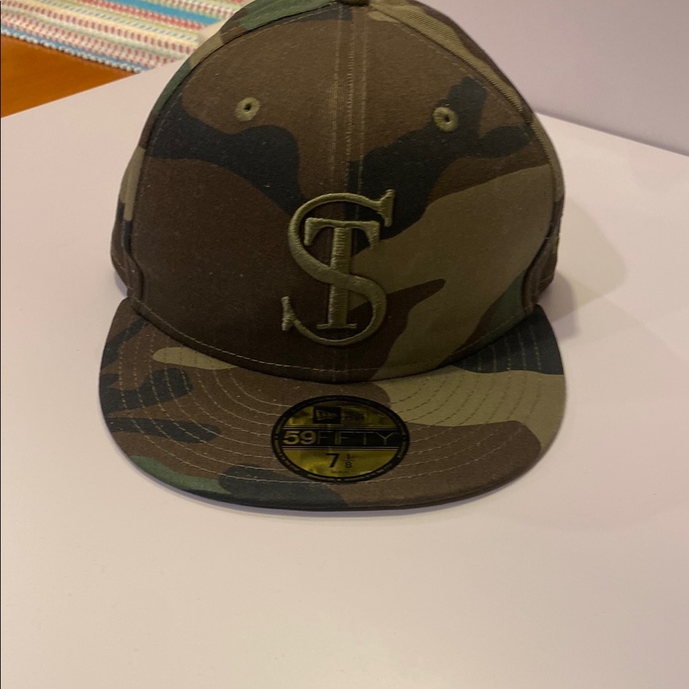Todd Snyder X New Era Logo Cap Woodland Camo Sz 7 1/8.  NWOT